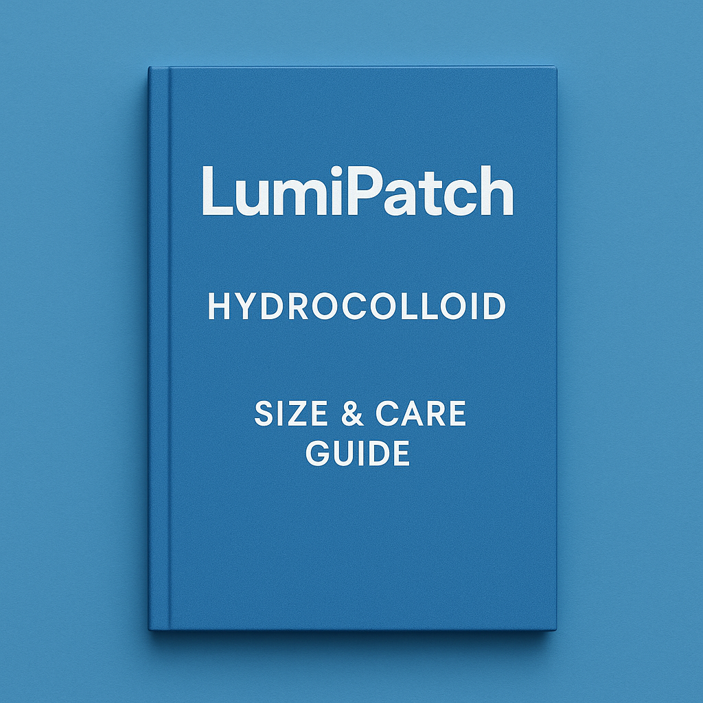 LumiPatch HydroColoid Size & Care Guide